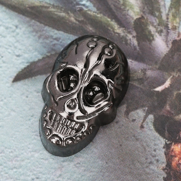 20 st DIY 15,66 x 25,24 mm Punk Nitar Spikade Nitar Gotiska Prydnader / Skor Tillbehör 88 Ghost Head Gun Färg