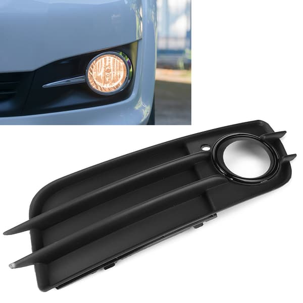 Høyre tåkelyslampegitter med blank svart ring for A4L 2009-2012