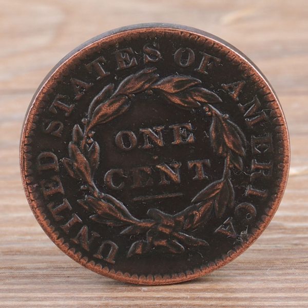 1817 USA 1 Cent Messing Vintage Samleobjekt Mynt Samlermynt
