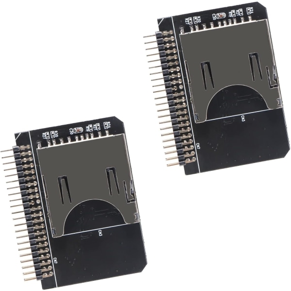 2st SD-kort till 2,5 tums IDE-adapter SD SDHC SDXC MMC-minneskortkonverterare TF-minneskort till IDE 44-stifts hanadapter till bärbar hårddisk för DOS/Linux/Wind