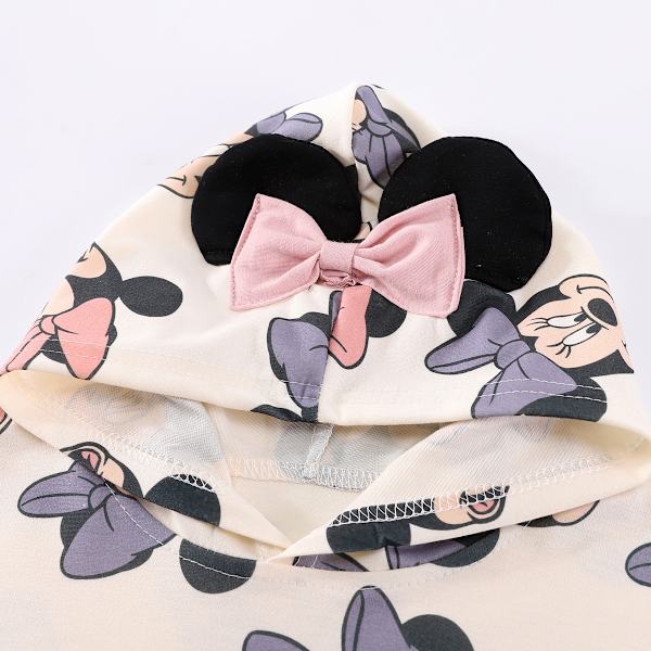 2024 Nye Minnie Mus & Mickey Mus Jente Matchende Sett Pullover Genser og Joggebukse Sett 2 Deler Pakke Antrekk, Overraskelse Juler & Bursdagsgave for Barn 130cm