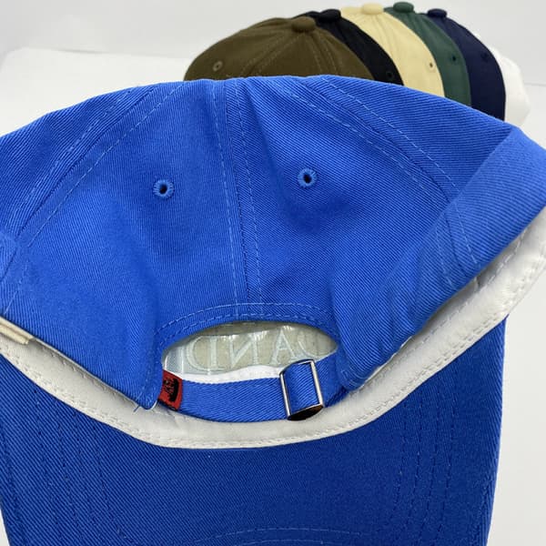 Hat Dame Brev Broderi Mode Afslappet Blød Top Baseball Blue
