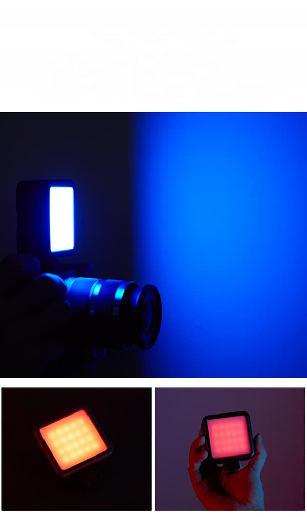 Mykt Lys Mini LED Oppladbart Langvarig Fyllelys