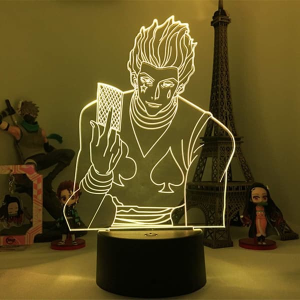 Hunter×Hunter Hisoka 3D Animation Stereo Vision LED Natlampe