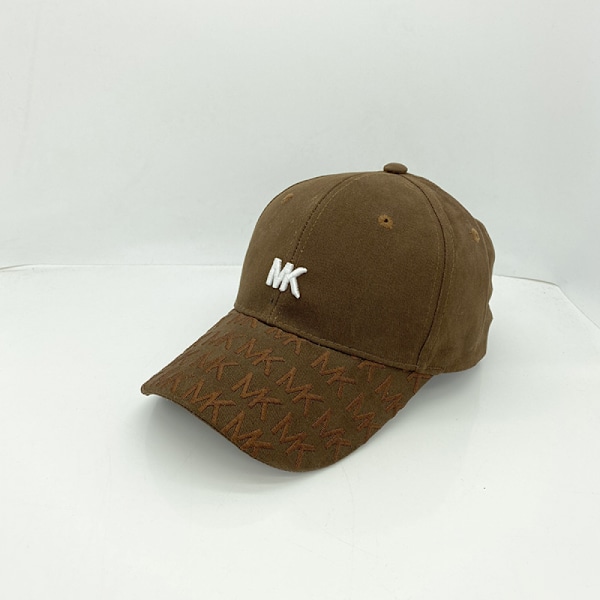 Cap Dam MK Broderi Mjuk Topp Vår Och Sommar Brown