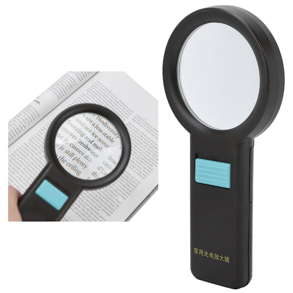 Handhållen förstoringsglas Hem Resa Bärbar LED Äldre R