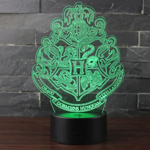 3D Illusjon Nattlampe 7 Farger Gradvis Endrende Berøring