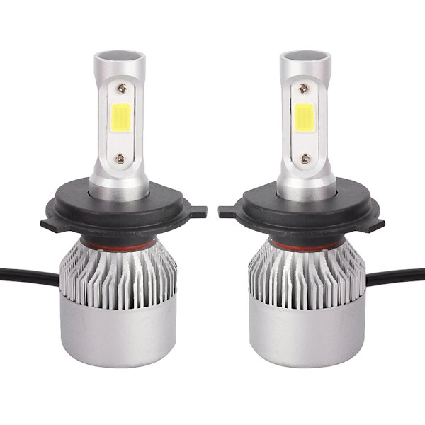 2 kpl H4 9003 1500W 225000lm Auton Universaali LED-Muunnosajovalokitti 6500K Valkoinen