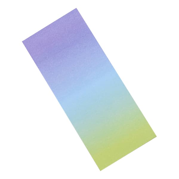Vakker gradientfarge Memo Note Pad Sticky Notes Bokmerke 14,1 * 6 cm Stasjonær (1#)
