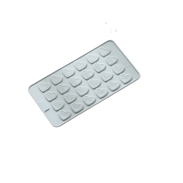 24 Kjærlighet Mini Sukker Flipping Form Hjerteformet Sjokolade Mol