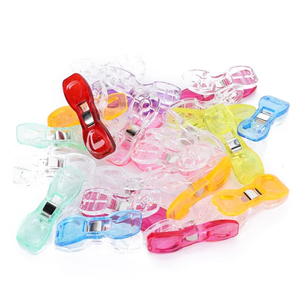 20 stk Quilting Clips Hemming Miljøvenlig Farve Plast Patch Work Fast Klip