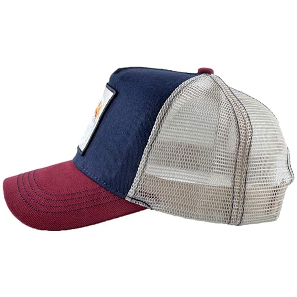 Unisex Djur Mesh Trucker Hat Snapback Broderad Patch Ba S