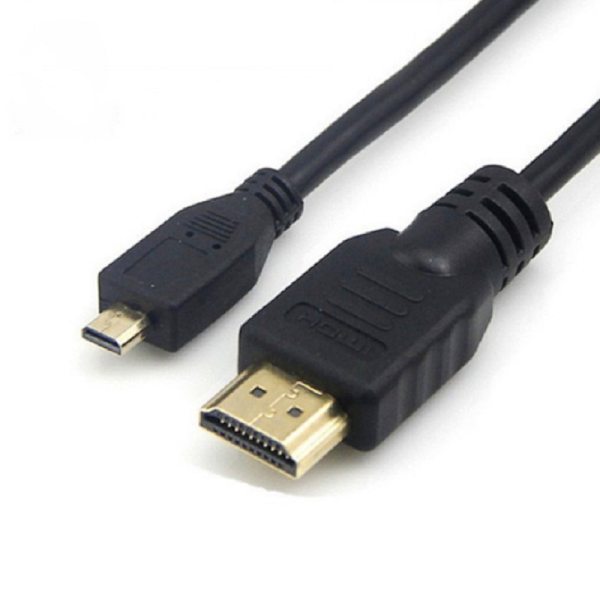 1,5 m Micro HDMI till HDMI standard version 1.4 mobiltelefon mirco hdmi till HDMI adapterkabel