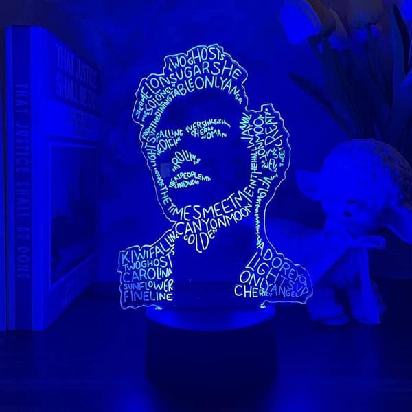 3D Harry & Styles Natlampe til børn Farveskift