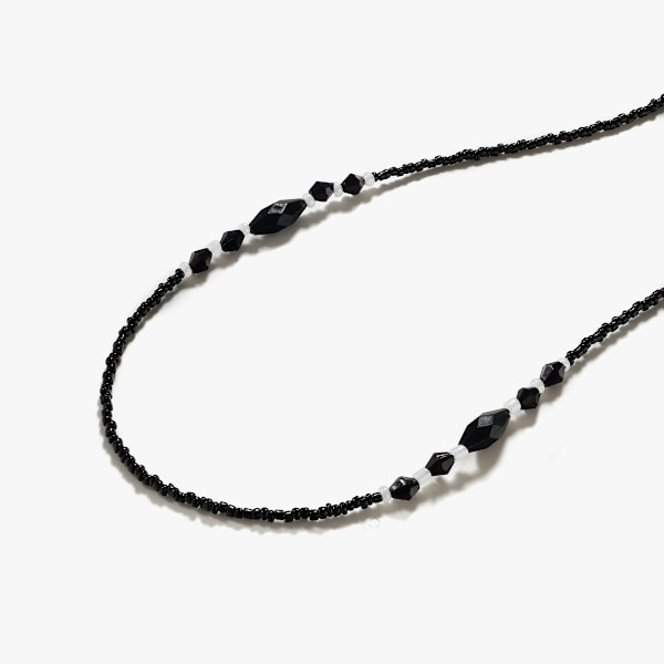 Ögonglasögonkedja Metall Svart Björn Diamant Retro Minimalistisk St