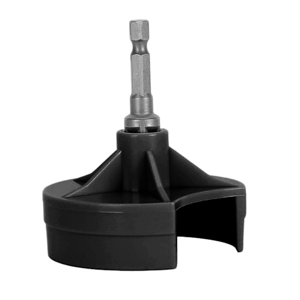 Stickmaskinadapter Snabb Stick Ersättningsbar Virkmaskinadapter med Hex Bit DIY Nål Virkning Borr Kraftfäste Svart