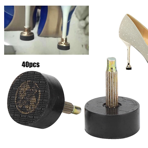 20 par højhælede hæle Dowels hælhøjder udskiftningssko tilbehør 14MM