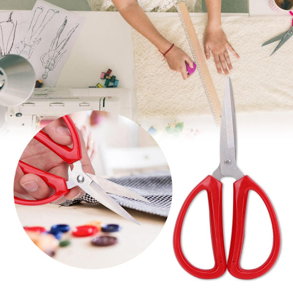 Kontorsmaterial Hand DIY Artware Verktyg Rostfritt Stålblad Sax (Stor)