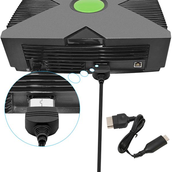 Konverter för Xbox till HD Multimedia Interface Stöd 1080P 720P HD Link Kabel för Original Xbox