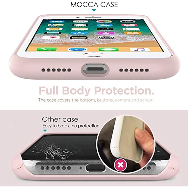 Kompatibel med iPhone SE 2022 Fodral 4.7 tum, iPhone SE3 Fodral