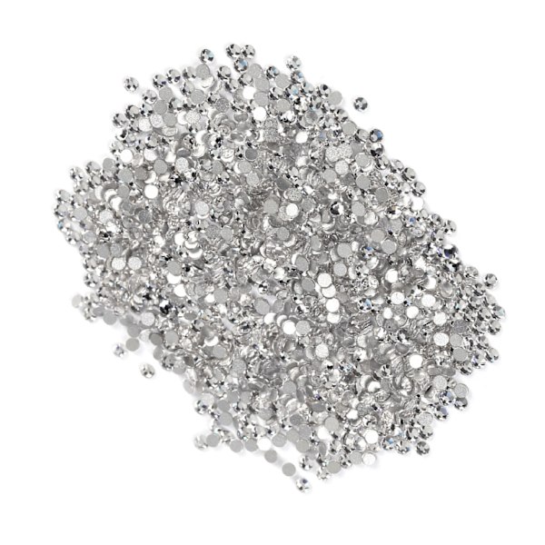 1440 stk. Hvid Krystal Glas Neglekunst Rhinestones Telefon Etui DIY SS5(1.7-1.8mm)