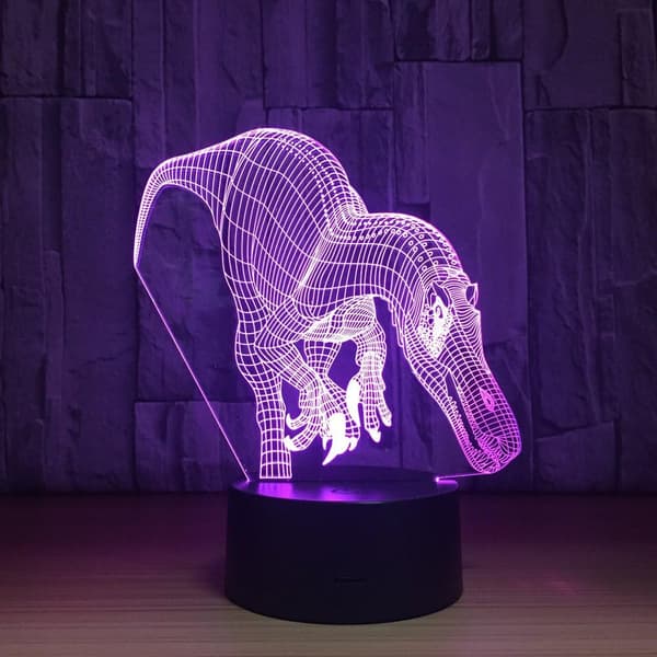 Nattlampe Kenguru 3D-lys Valentinsdag Bursdagsgave Led Ta