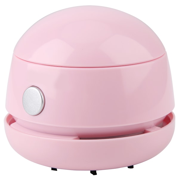 Mini genopladelig bærbar bordstøvsuger støvsamler rengøringsmaskine (pink)