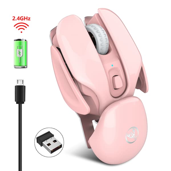 Kablet Gamingmus Stille Klikk, Ergonomisk Kablet USB Datamus