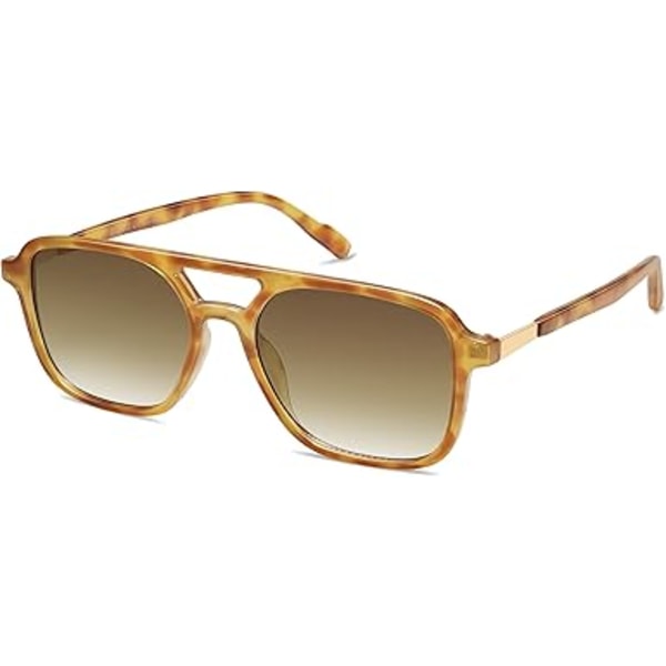 Retro Aviator -aurinkolasit naisille ja miehille, trendikkäät suorakulmaiset naisten ja miesten aurinkolasit SJ2202