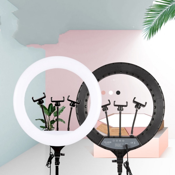 Ringljus med stativ Dimbar LED Selfie Circle Lig