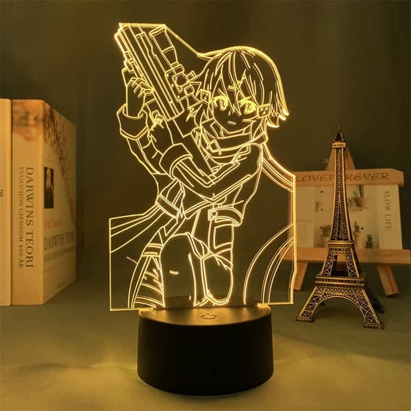 SAO Anime Figur LED Lys Søte Gutter & Jenter Julebursdag