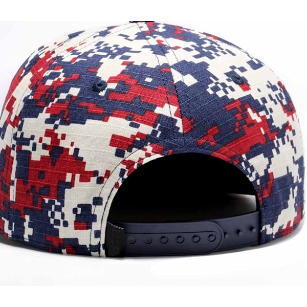 Klassisk Snapback-hatt Hip Hop Flat Bill Visor Cap - Unisex Annons H