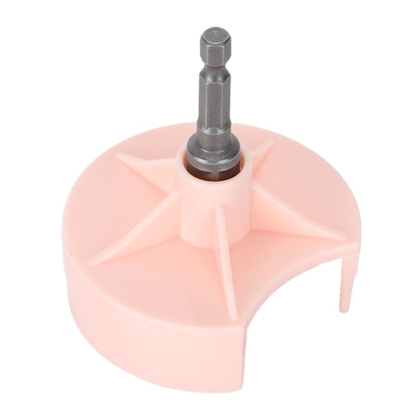 Stickmaskinadapter Snabb Stick Ersättningsbar Virkmaskinadapter med Hex Bit DIY Nål Virkning Borr Effekttillbehör Rosa
