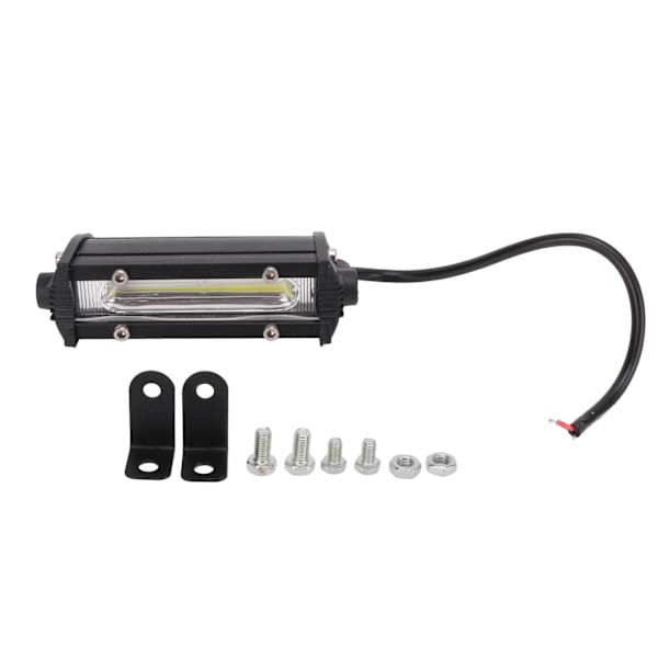 Bilkjørelys 18W Enkelt Rekke LED Lyslist 6000K Offroad Lys Universal for Lastebil ATV SUV