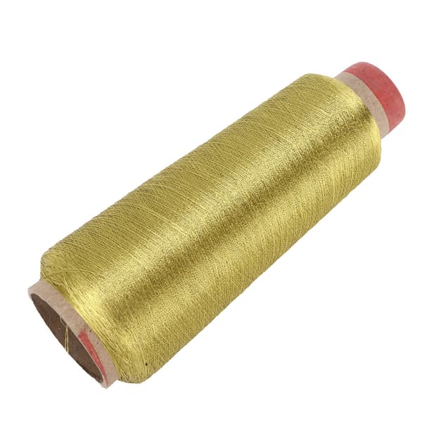 Sytråd Slidstærkt Husholdningspolyestergarn til DIY Broderimaskine Projekt(Guld )