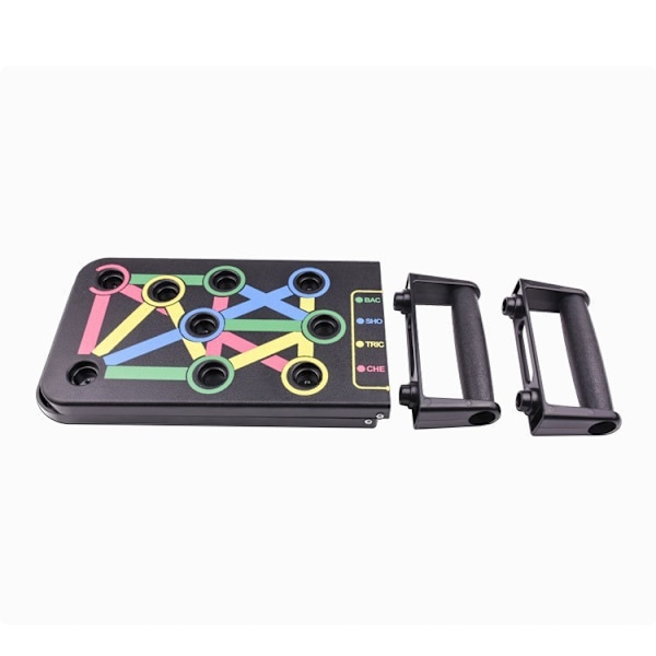 Push-up Bracket Board Folding Multi-funktionel 14-funktion Fitness Board Hjem Indendørs Sportsudstyr Abdominal Fitness