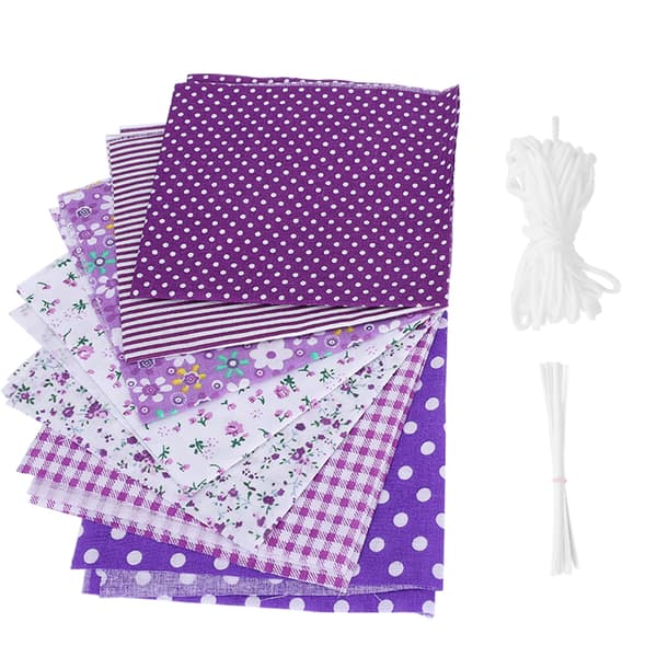 Quilting sy- och hantverksbomullstyg DIY dammsäker munskyddstyg elastiskt repset