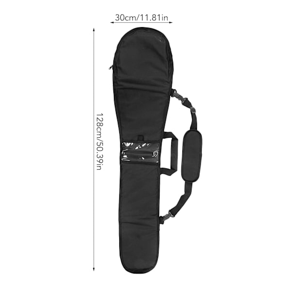 Kano og kajak split padle bæretaske båd padle opbevaringspose holder etui til roning sejlads Black