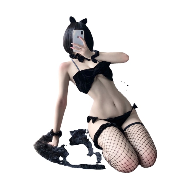 nime Bikini Alusvaatteet Japanilaiset Cosplay Alusvaatteet (Maid) A145