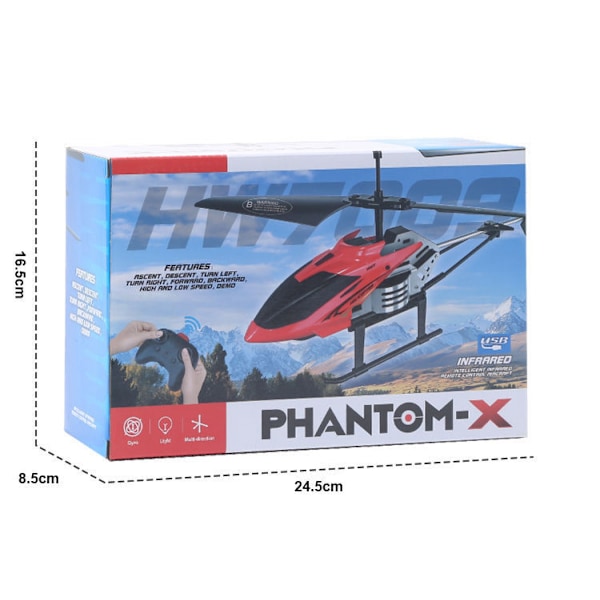 Fjärrkontrollhelikopter,  En knapp start/landning, 3,5 Ch