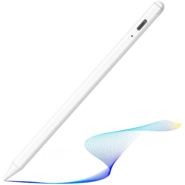 Stylus Pen Apple iPad Pencil -kynä - Aktiivinen kynä kämmenellä hylkivällä yhteensopiva vuosien 2018-2020 Apple iPad 9. 8. 7. 6. sukupolven iPad Airin 4. 3. sukupolven kanssa