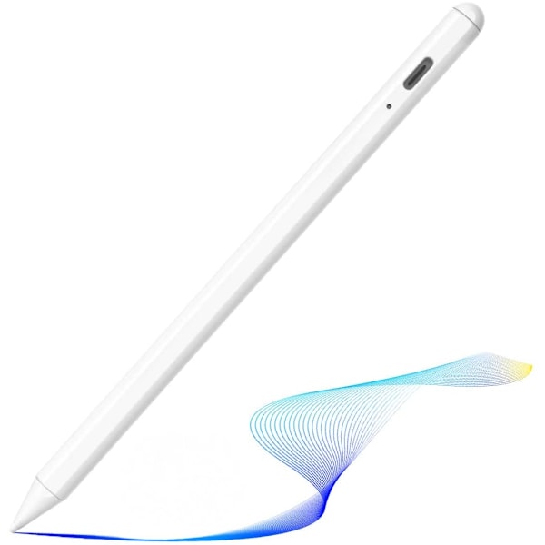 Styluspenn for Apple iPad Pencil - Aktiv penn med håndflate-avvisning kompatibel med 2018-2020 Apple iPad 9. generasjon 8. generasjon 7. generasjon 6. generasjon iPad Air 4. generasjon 3. generasjon