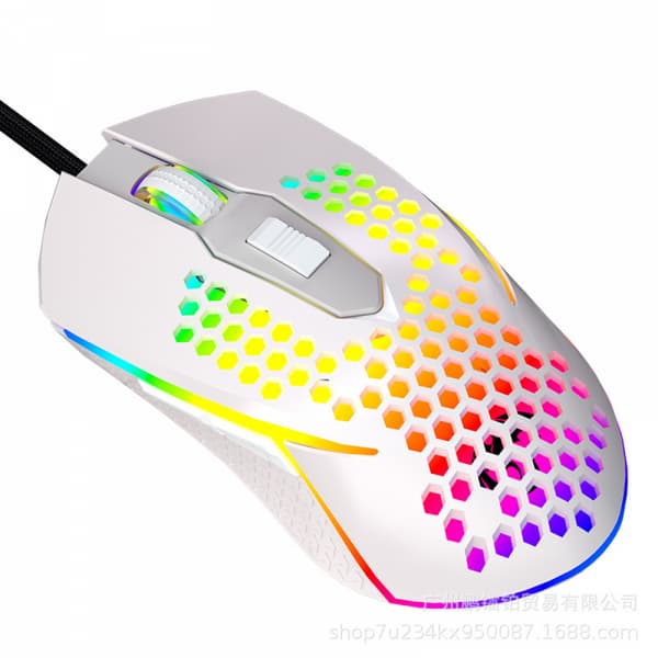 Spelmus, Trådbunden Ergonomisk Spelmus med 6 Programmerbara