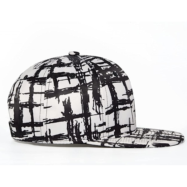 Klassisk Snapback-hatt Hip Hop Flat Bill Visor Cap - Unisex Annons G