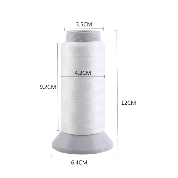 Spole Glow In The Dark Maskin Handbroderi Sytråd Vit 1000Yards