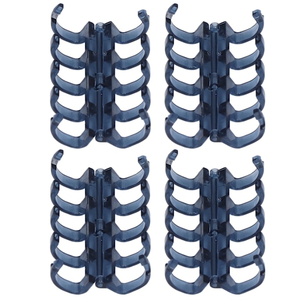 20 stk. Bindende Ringe Segmenteret Design Hold 60 Ark 11mm Bindende Tykkelse Kontorartikler Blå