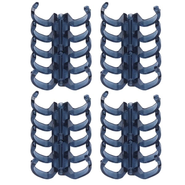 20 stk. Bindingsringer Segmentert Design Hold 60 Ark 11mm Bindings Tykkelse Kontorrekvisita Blå