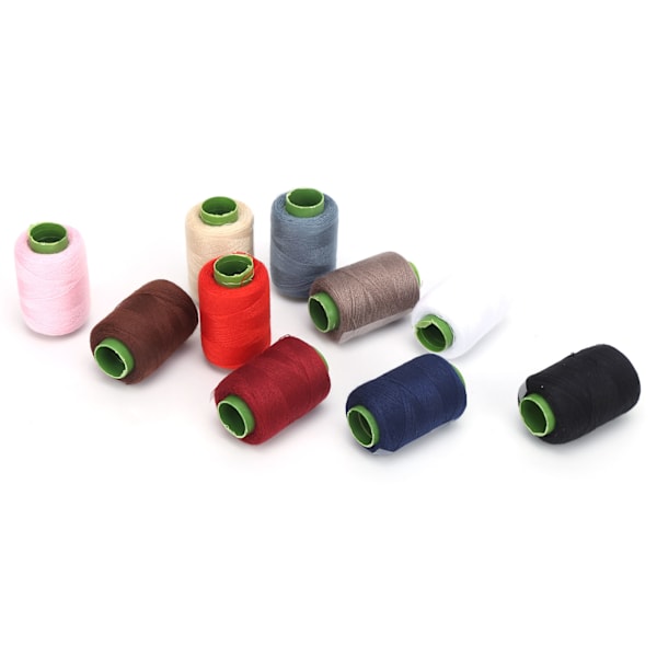 10 st sytråd hushållspolyestergarn för DIY-broderimaskinprojekt