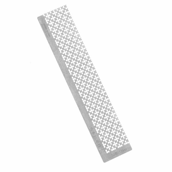 Rhinestone Maleri Lineal i Rustfrit Stål Tomme Gitre Point Drill Pen Lineal til 5D DIY136MM