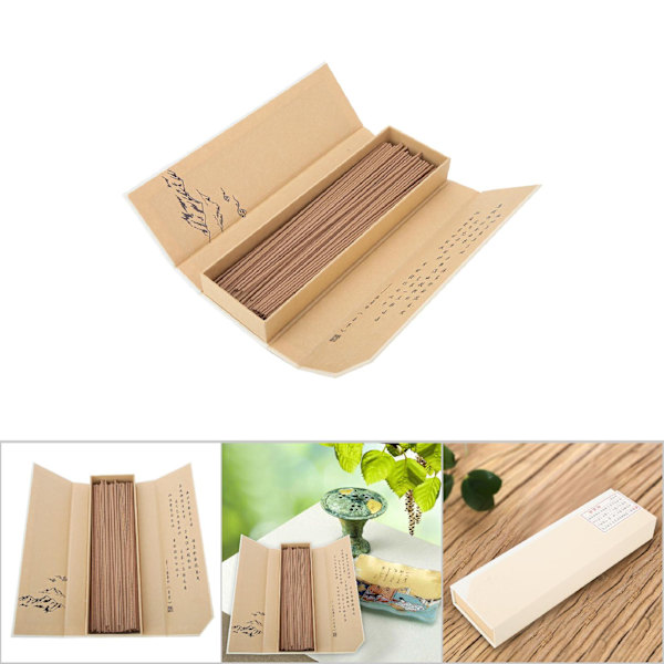 Luonnollinen suitsukke aromaterapeuttinen suitsuke Puhdas ilma Uniapu suitsuke (80g Australian santelipuu)